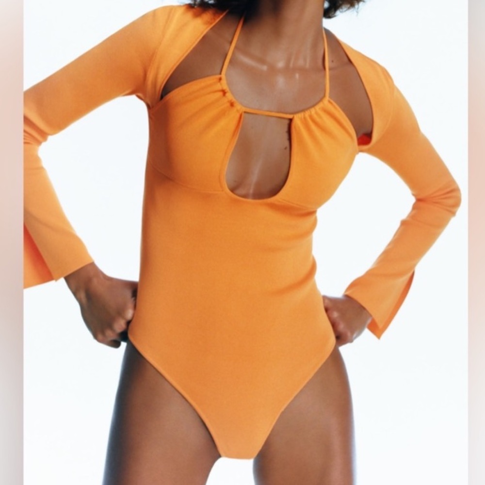 Orange Zara Women’s Bodysuit